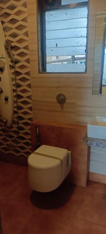 Bathroom in 2 BHK Apartment at Paradise Sai Icon, Kharghar – for Rent