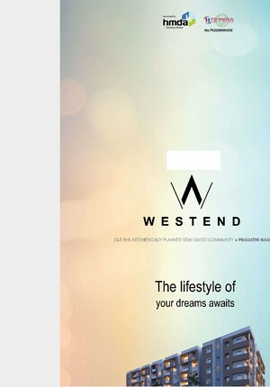 Furnished Amenities in 2 BHK Apartment at RNG Westend, Pragathi Nagar – for Sale