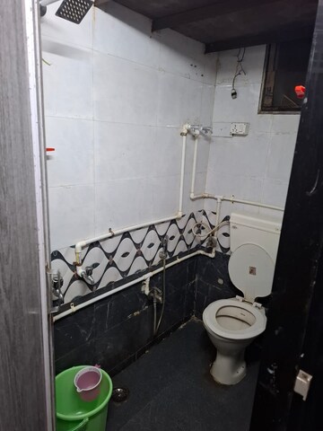 Bathroom in 1 RK Apartment at Kopar Khairane – for Rent