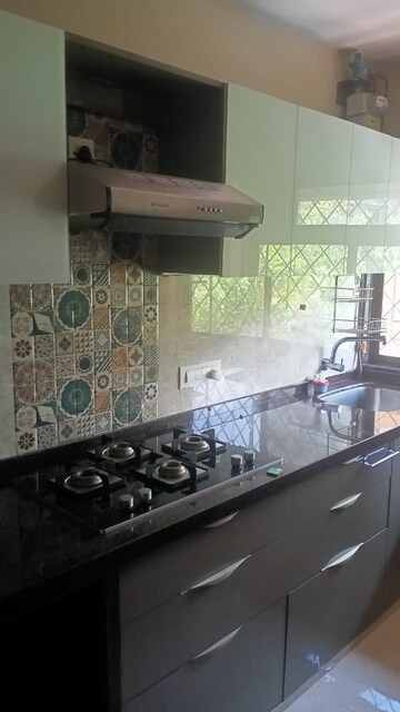 Kitchen in 1 BHK Apartment at Manju Mahal Apartment, Pali Hill – for Rent