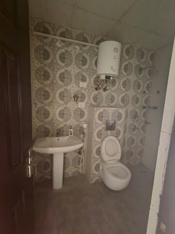 Bathroom in 3 BHK Apartment at Ramprastha Platinum Height, Ramprastha Greens – for Rent