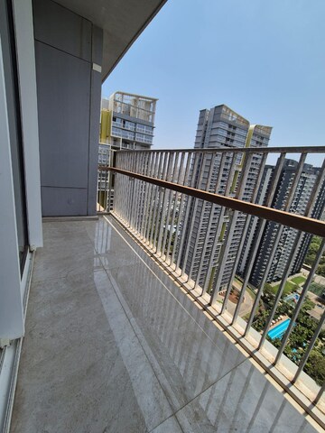 Balcony in 3 BHK Apartment at Tata Serein, Pokhran Road No Two – for Sale