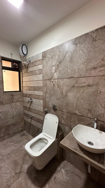 Bathroom in 2 BHK Apartment at JPV Pratap Elegance, Vile Parle West – for Rent