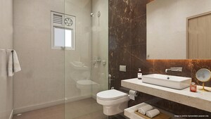 Bathroom in 3 BHK Apartment at Kolte Patil Evara, Borivali West – for Sale