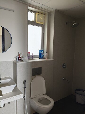 Bathroom in 2 BHK Apartment at Piramal Vaikunth, Balkum Pada – for Rent