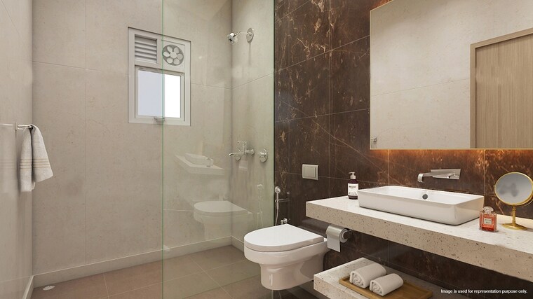 Bathroom, kolte-patil-evara 3 Bedroom 1100 Sq.Ft. Apartment In Borivali West Mumbai 8949512