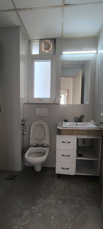 Bathroom in 3 BHK Apartment at Conscient Heritage Max, Sector 102 – for Rent