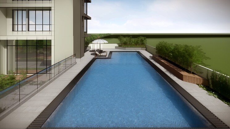 Swimming Pool, tricity-eros 2 Bedroom 614 Sq.Ft. Apartment In Kharghar Navi Mumbai 8949535