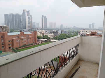 Balcony in 3 BHK Apartment at Prerna Apartment, Sector 56 – for Rent