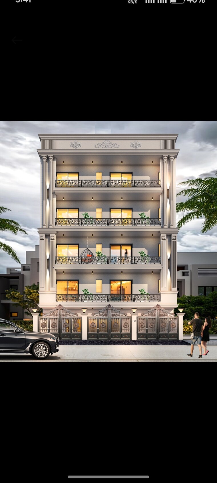 Exterior View, sector 67 4 Bedroom 278 Sq.Yd. Builder Floor In Sector 67 Gurgaon 8949568