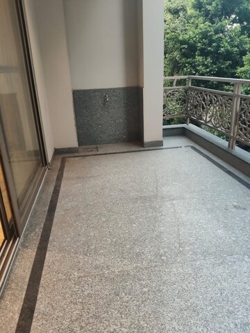 Balcony in 4 BHK Builder Floor at Greater Kailash ii – for Rent