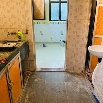 Kitchen in 1 BHK Apartment at Bhandup West – for Rent