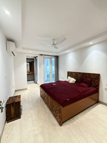 Bedroom in 4 BHK Builder Floor at Hauz Khas Enclave – for Rent