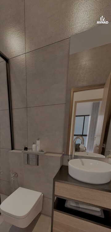 Bathroom in 2 BHK Apartment at Avhad Oasis, Dadar West – for Sale