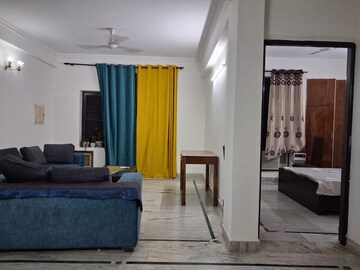 Living Room in 3 BHK Apartment at Shri Banke Vihari, Sector 56 – for Rent