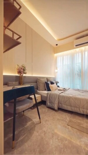 Bedroom in 3 BHK Apartment at Embassy One Thane, Panch Pakhadi – for Sale