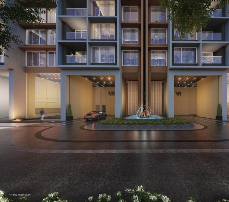  Parking, embassy-one-thane 3 Bedroom 1090 Sq.Ft. Apartment In Panch Pakhadi Thane 8949775