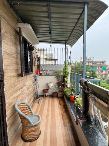 Balcony in 4 BHK Builder Floor at Green Fields Colony – for Rent