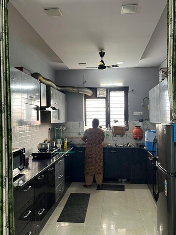 Kitchen in 4 BHK Builder Floor at Green Fields Colony – for Rent