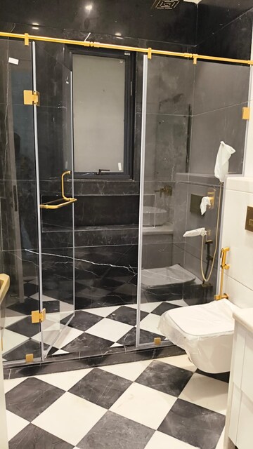 Bathroom in 3 BHK Builder Floor at Boutique Residential Apartments C-253, Defence Colony – for Rent