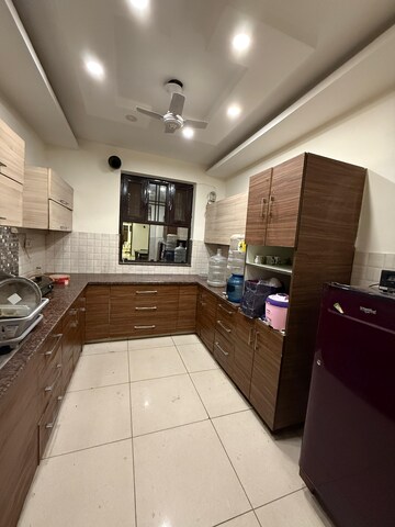 Kitchen in 4 BHK Builder Floor at Green Fields Colony – for Rent
