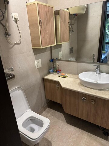 Bathroom in 4 BHK Builder Floor at East Of Kailash – for Rent