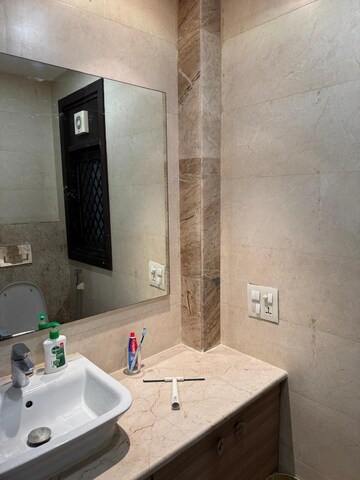 Bathroom in 4 BHK Builder Floor at East Of Kailash – for Rent