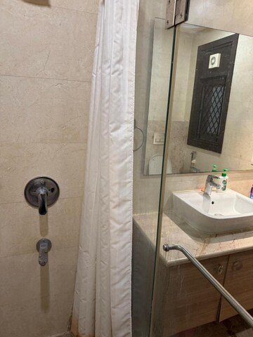 Bathroom in 4 BHK Builder Floor at East Of Kailash – for Rent