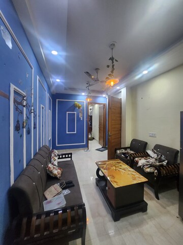Living Room in 2 BHK Builder Floor at Palm Residency Chhatarpur, Chattarpur – for Rent