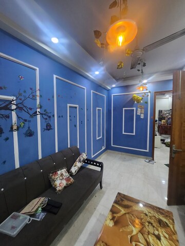 Living Room in 2 BHK Builder Floor at Palm Residency Chhatarpur, Chattarpur – for Rent