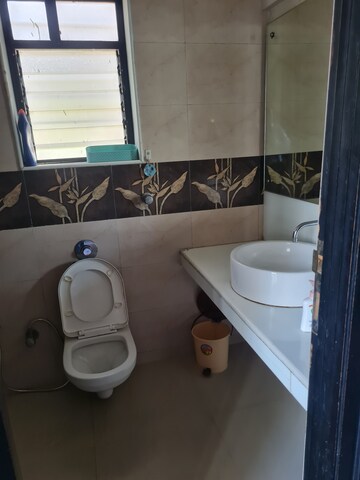 Bathroom in 2 BHK Apartment at L&T Seawoods Residences Phase 2, Seawoods – for Rent