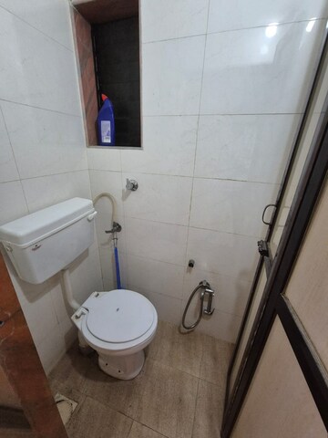Bathroom in 1 BHK Apartment at Mahape – for Rent
