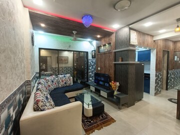Living Room in 2 BHK Apartment at Agarwal Lifestyle, Virar West – for Sale