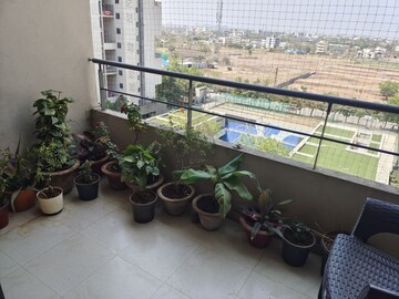 Balcony in 1 BHK Apartment at Rohan Abhilasha, Wagholi – for Rent