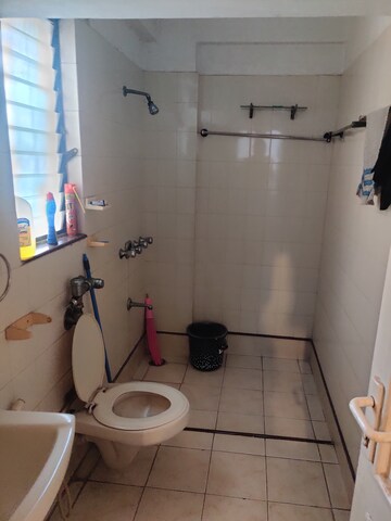 Bathroom in 2 BHK Apartment at Ankur Building, Malad West – for Rent