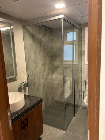 Bathroom in 3 BHK Apartment at Prestige Beverly Hills, Kokapet – for Rent