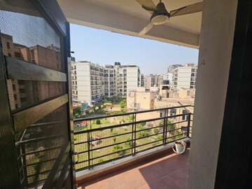 Balcony in 2 BHK Apartment at Jaipurias Sunrise Greens Zirakpur, Vip Road – for Rent