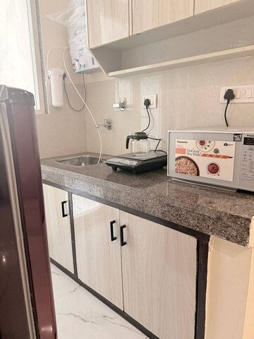 Kitchen in 1 BHK Builder Floor at Sector 21 – for Rent