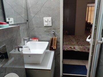 Bathroom in 2 BHK Apartment at Motiaz Royal Citi, Ambala Highway – for Rent