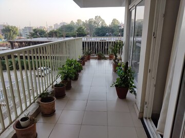 Balcony in 2 BHK Apartment at Motiaz Royal Citi, Ambala Highway – for Rent