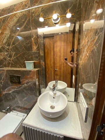 Bathroom in 3 BHK Apartment at Vip Road – for Rent