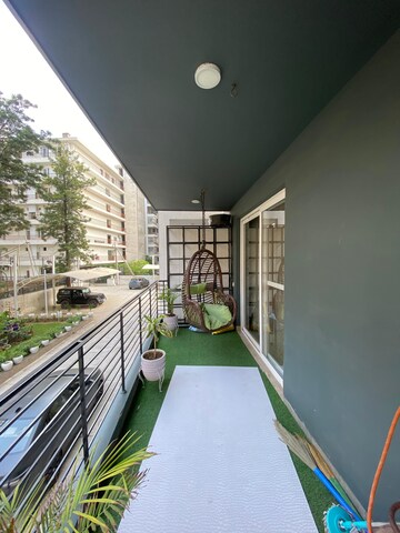 Balcony in 3 BHK Apartment at Vip Road – for Rent