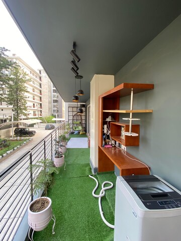 Balcony in 3 BHK Apartment at Vip Road – for Rent