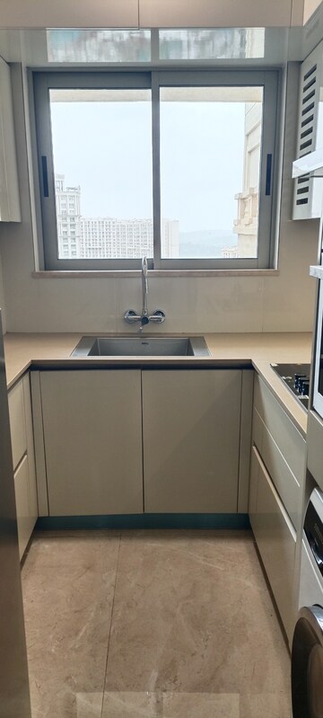 Kitchen in 1 BHK Apartment at Hiranandani Regent Hill, Powai – for Rent