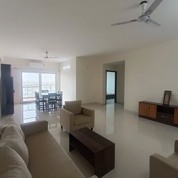Living Room in 4 BHK Apartment at Sagar Waters Edge, Pimple Nilakh – for Rent