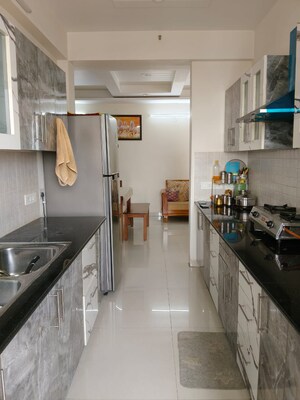 Kitchen in 3 BHK Apartment at Golden Sand Apartments, Dhakoli – for Sale