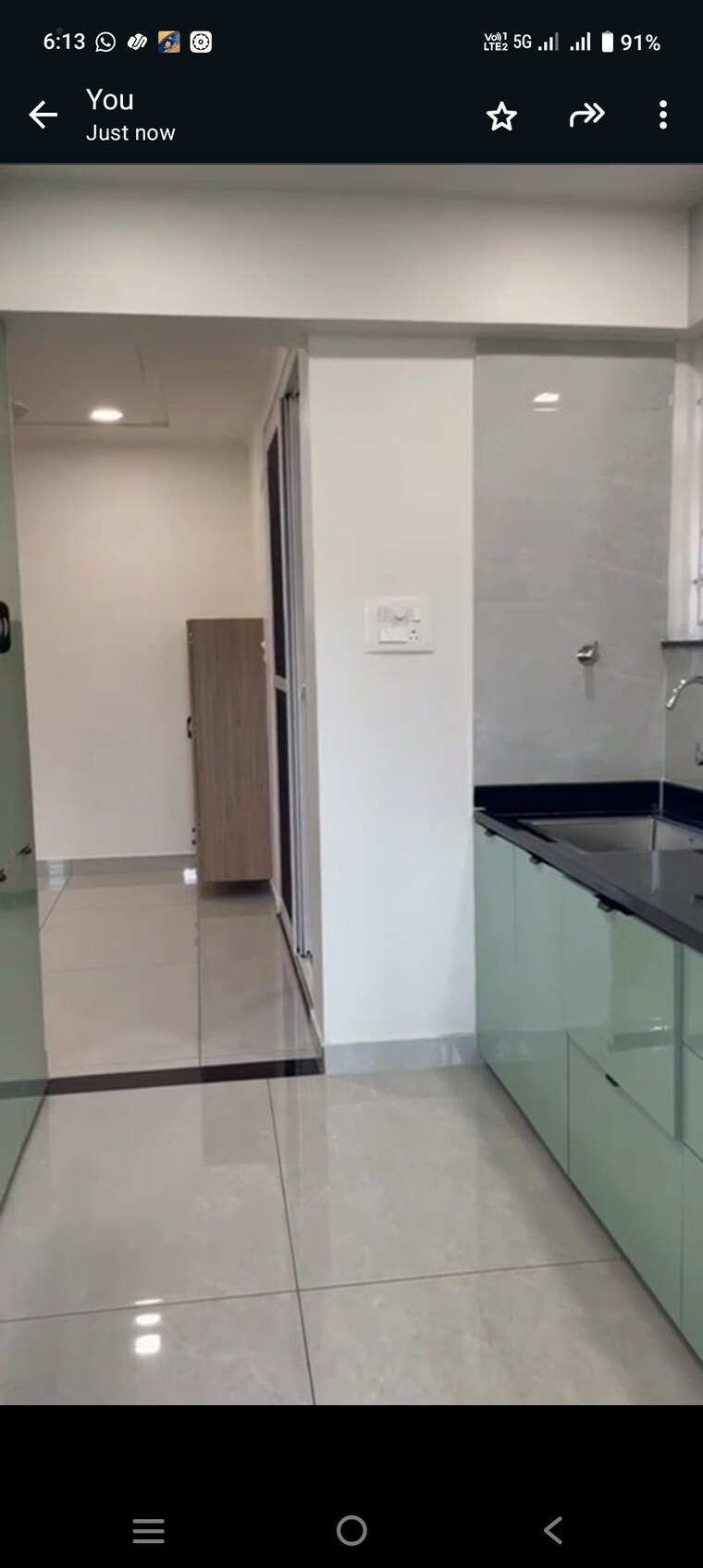 Kitchen, gujjanagundla 3 Bedroom 1755 Sq.Ft. Apartment In Gujjanagundla Guntur 8950270