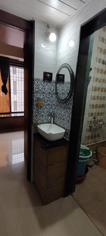 Bathroom in 1 BHK Apartment at Seawoods Sector 36 – for Sale