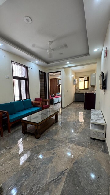 Living Room in 2 BHK Builder Floor at Chattarpur – for Rent
