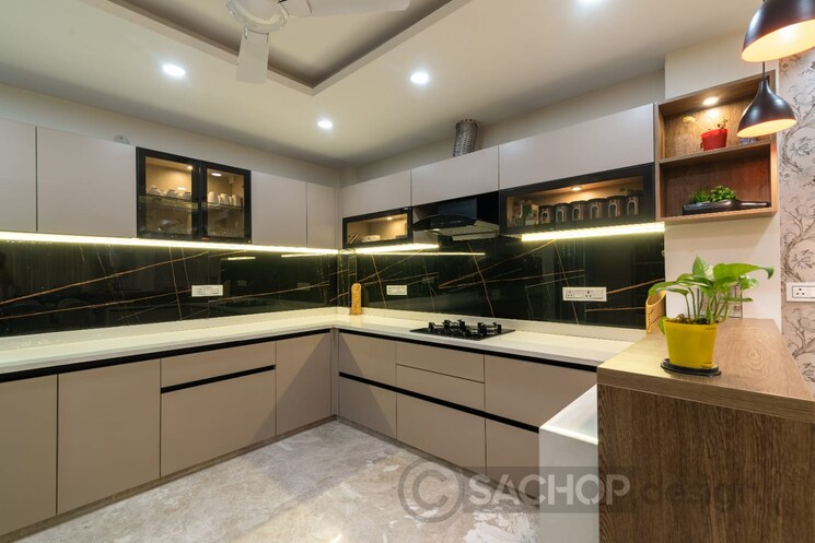 Kitchen, eros-rosewood-villas 3 Bedroom 1825 Sq.Ft. Villa In Sector 50 Gurgaon 8950301